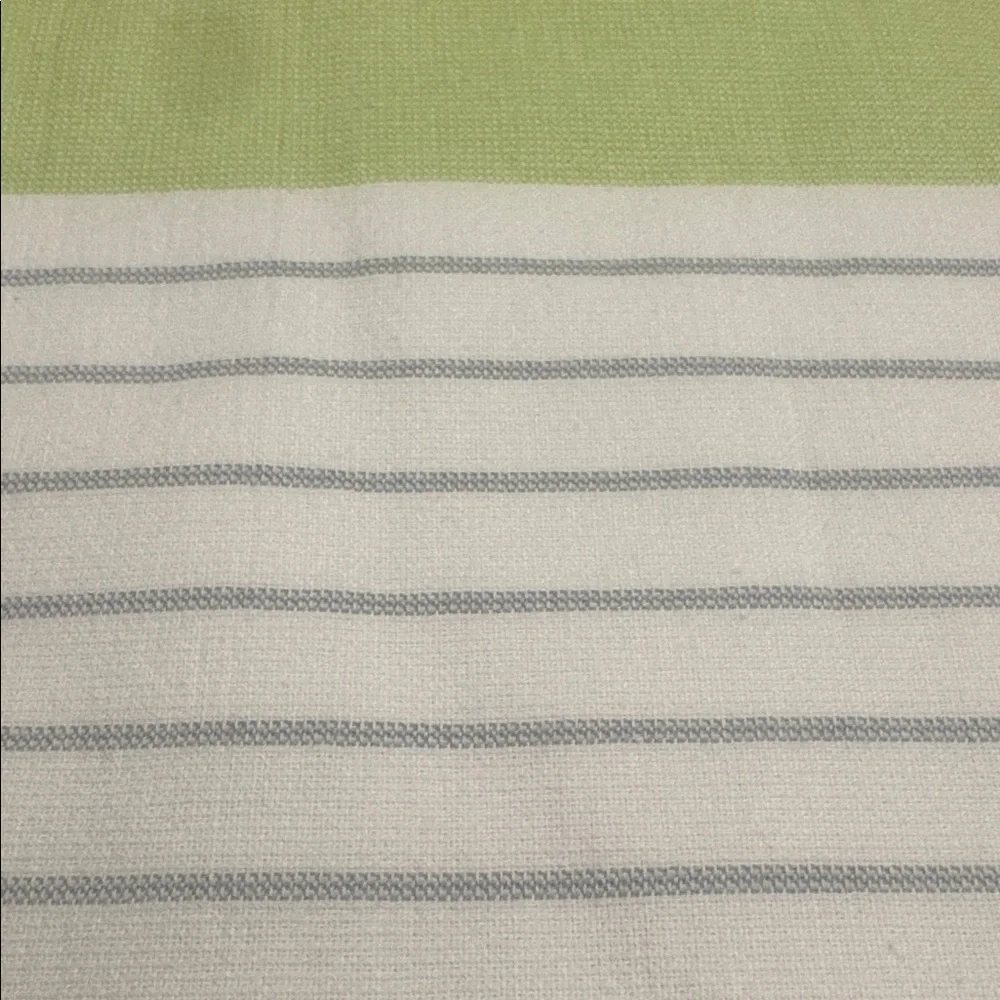 💥DREAM AT HOME By Peacock Alley 370GSM Talia Beach Towel -Green/White
